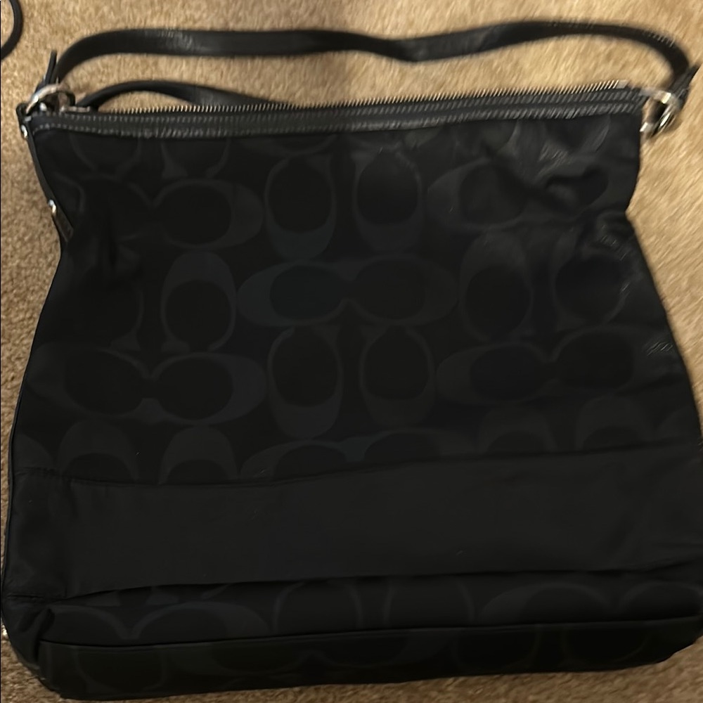 Coach Black Laptop Bag with Sleek Design